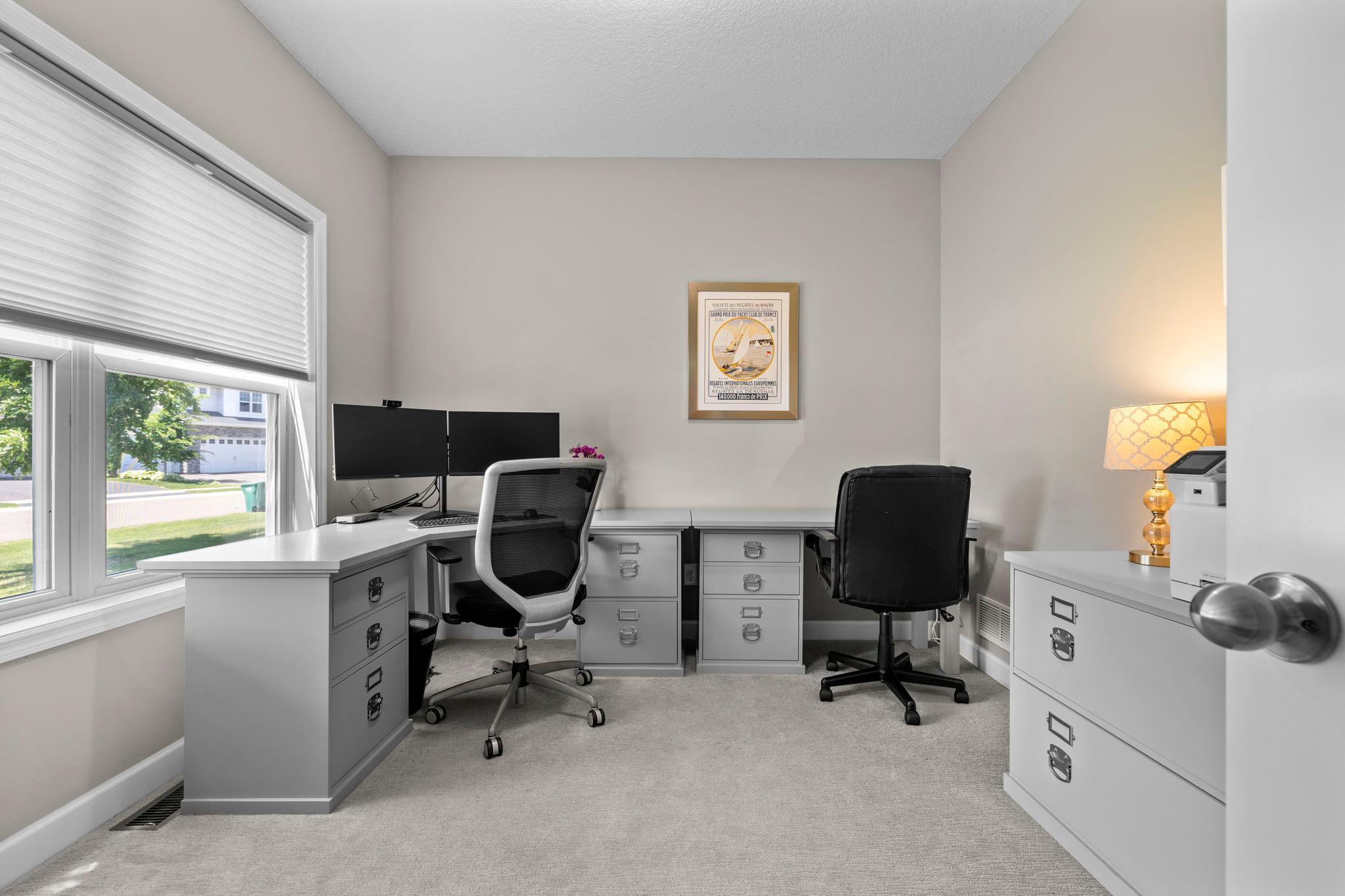Home office or flex space on the main level