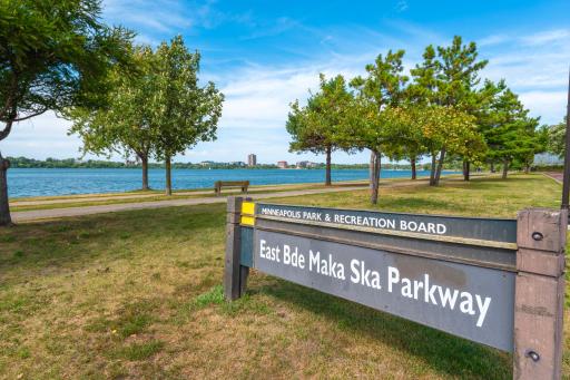 Close proximity to Bde Maka Ska Lake and Park.