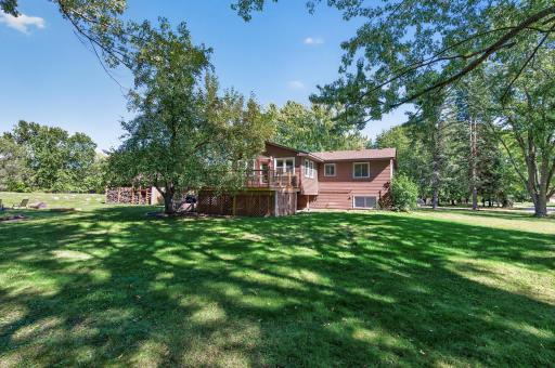 Expansive backyard gives you plenty of room to spread out and enjoy the outdoors.