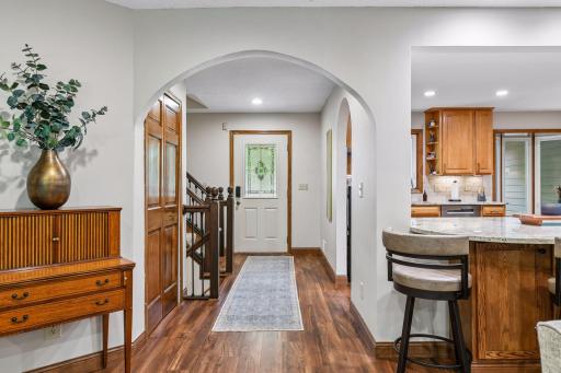 Inviting foyer to welcome your guests