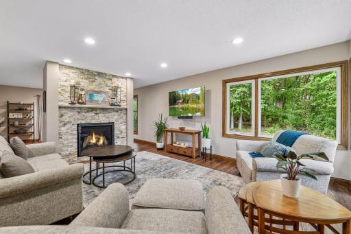 Lush wooded views