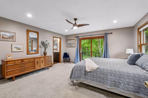 With private bath, balcony and walk-in closet
