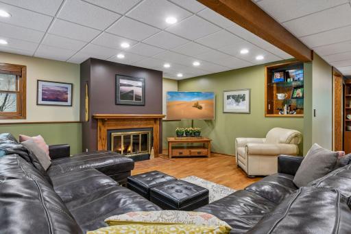 Anchored by the gas FP with space for comfortable seating!