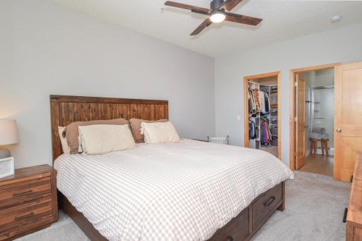 Primary Bedroom with HUGE walk-in closet and Private 3/4 Bath