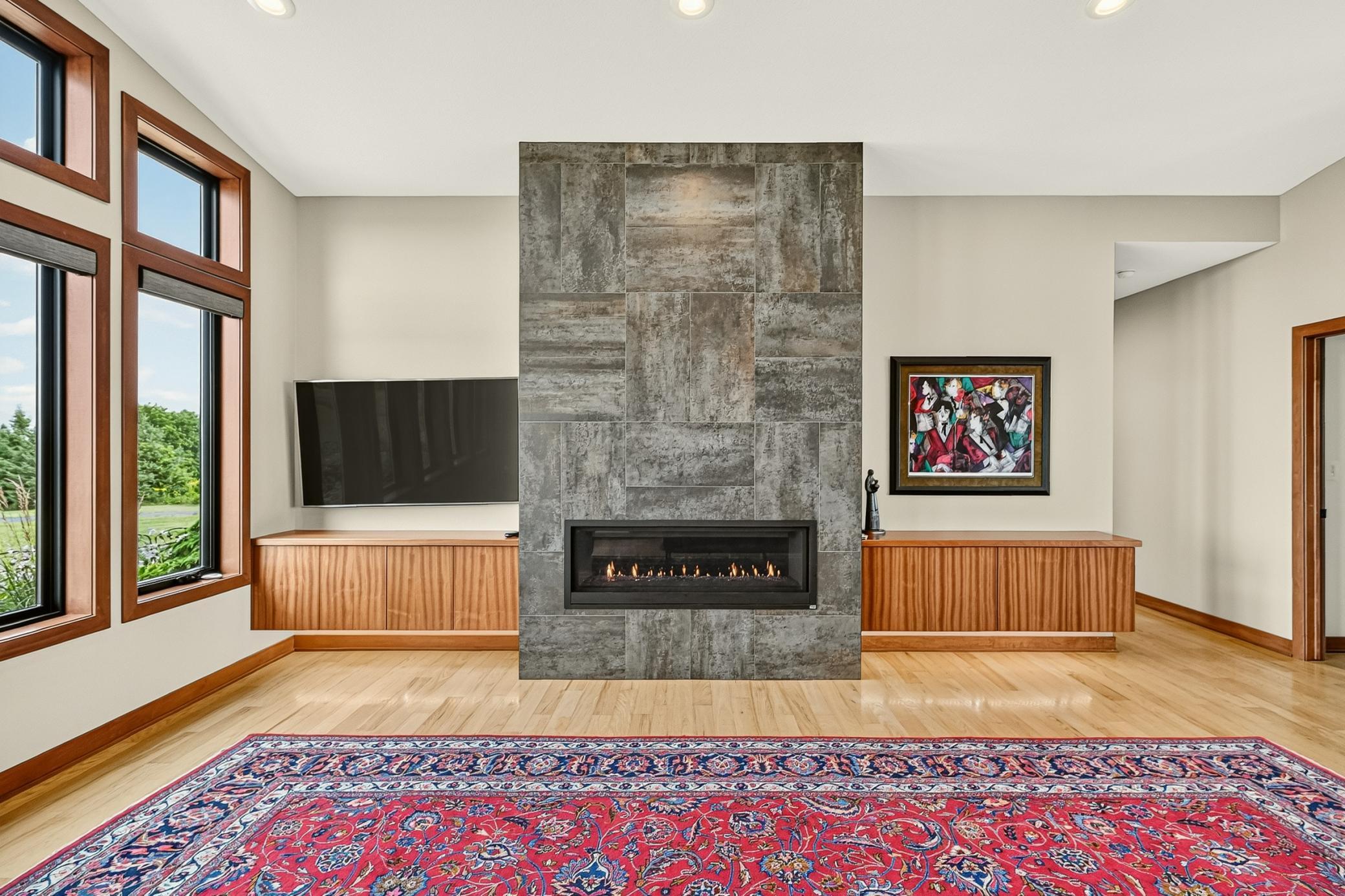Custom Sapele Wood Built-ins