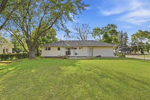 Back of home, level lot
