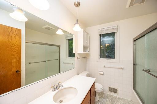Full bath on second level