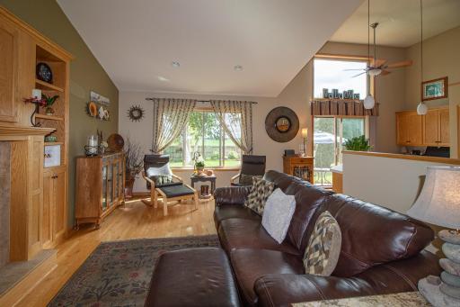 Extra sitting area off the living room