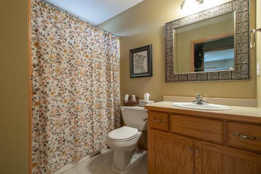 Lower-level full bath