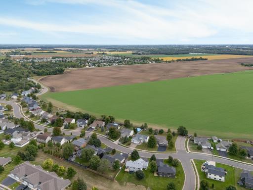 Look at all the green space behind your new home