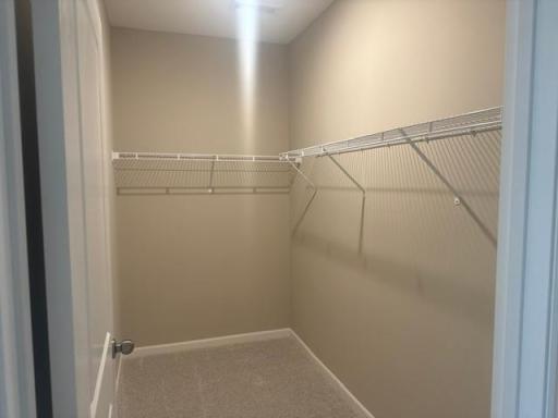Open and Spacious Primary Bedroom Closet with Lots of Room for Your Everyday Needs.