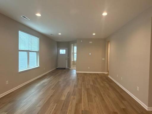 The welcoming entryway sets the tone for the home with clean lines, natural light, and inviting finishes.