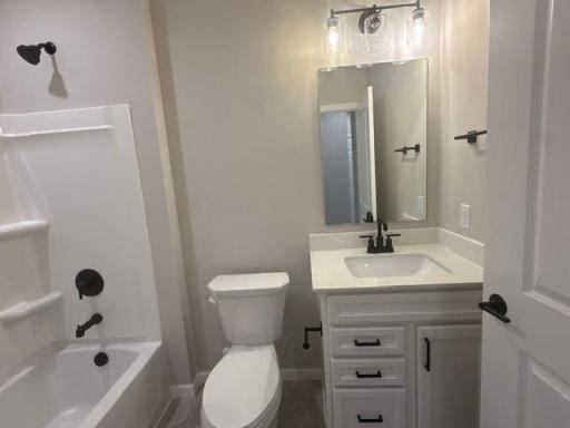 Secondary Bathroom Offers Ample Space for Your Guests.