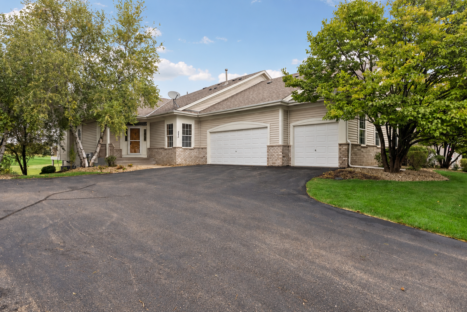 Enjoy the convenience of a three car garage