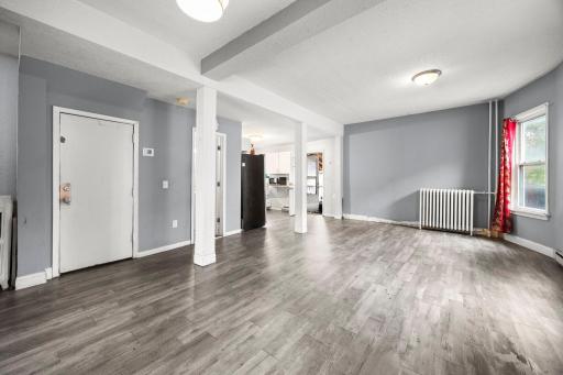 Unit 1, Main Floor - Living Room & Kitchen