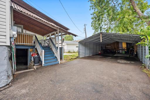 Backyard Deck & 4-Car Carport