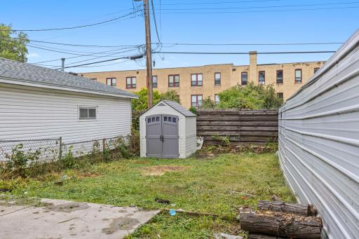 Backyard & Storage Shed