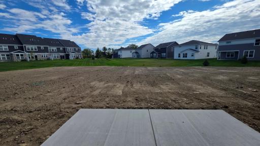 Yard to be completed with sod/irrigation