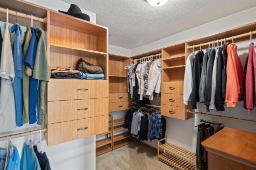 Walk-in closet in owner's suite