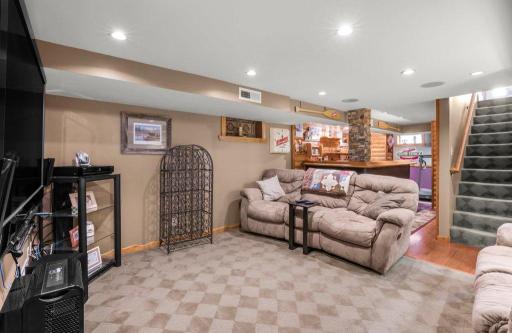 And here's the bonus...A family room with plenty of space to enjoy the football game or a good movie!