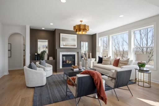 Robert Thomas Home model now for sale in beautiful Riverwalk, Dayton! This Stunning home features Beautiful Details throughout from Arches to Custom Cabinetry! And you will Love the Floorplan & Panoramic backyard views of nature! Move right in!
