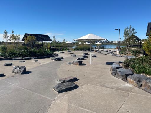 The Waterfront has a massive splash pad area for a day full on fun.