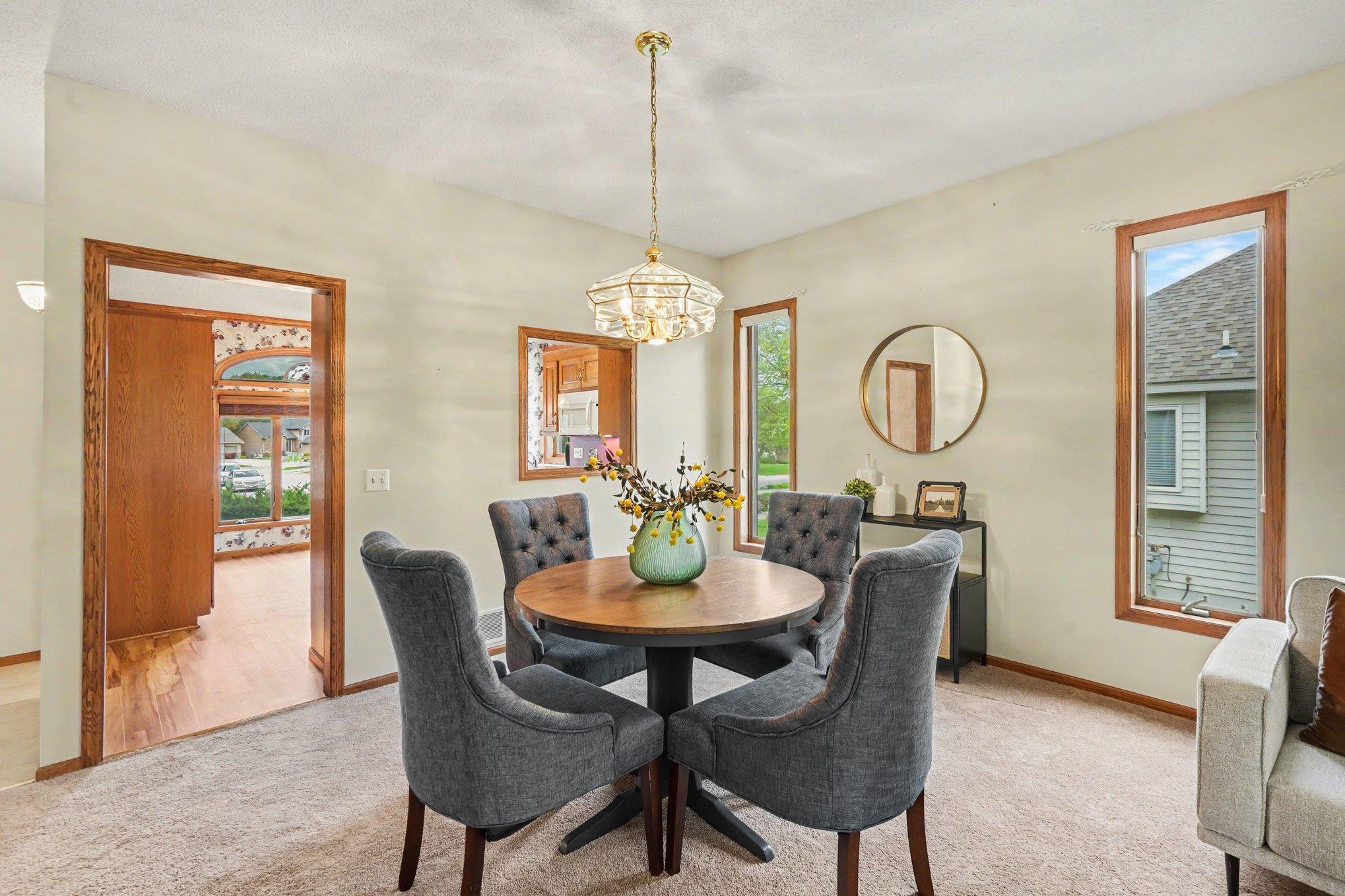 Dining room can also be a living room extended