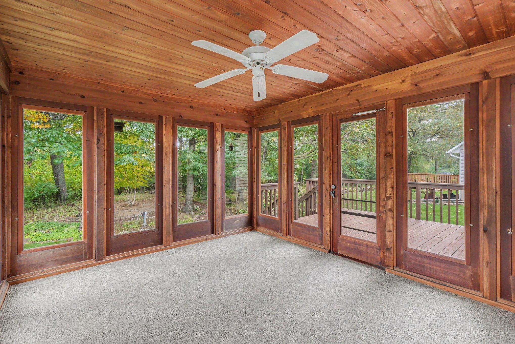 You will not want to leave this amazing porch