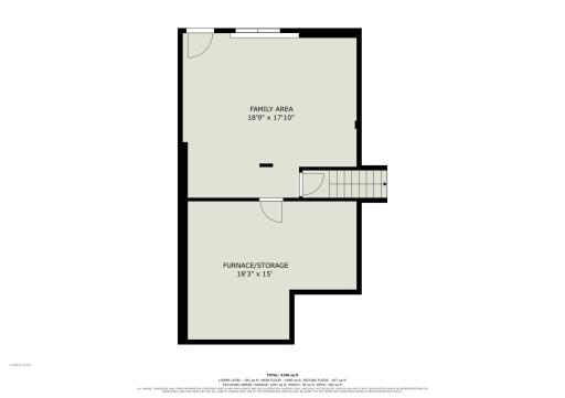Lower level Floor plan
