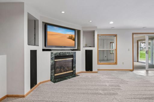 Audio/visual hookups to remain with property.