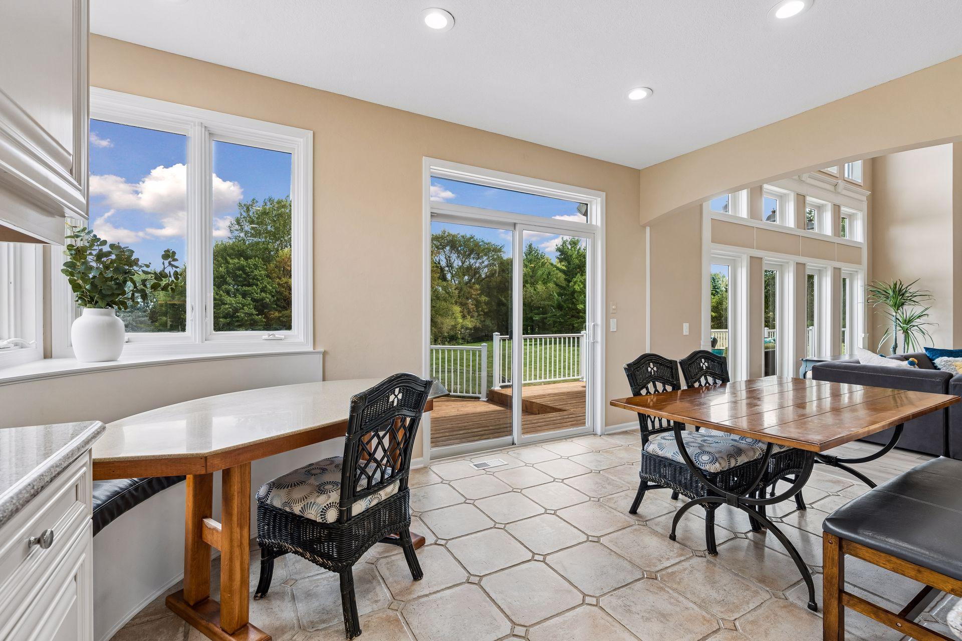Informal Dining in Kitchen