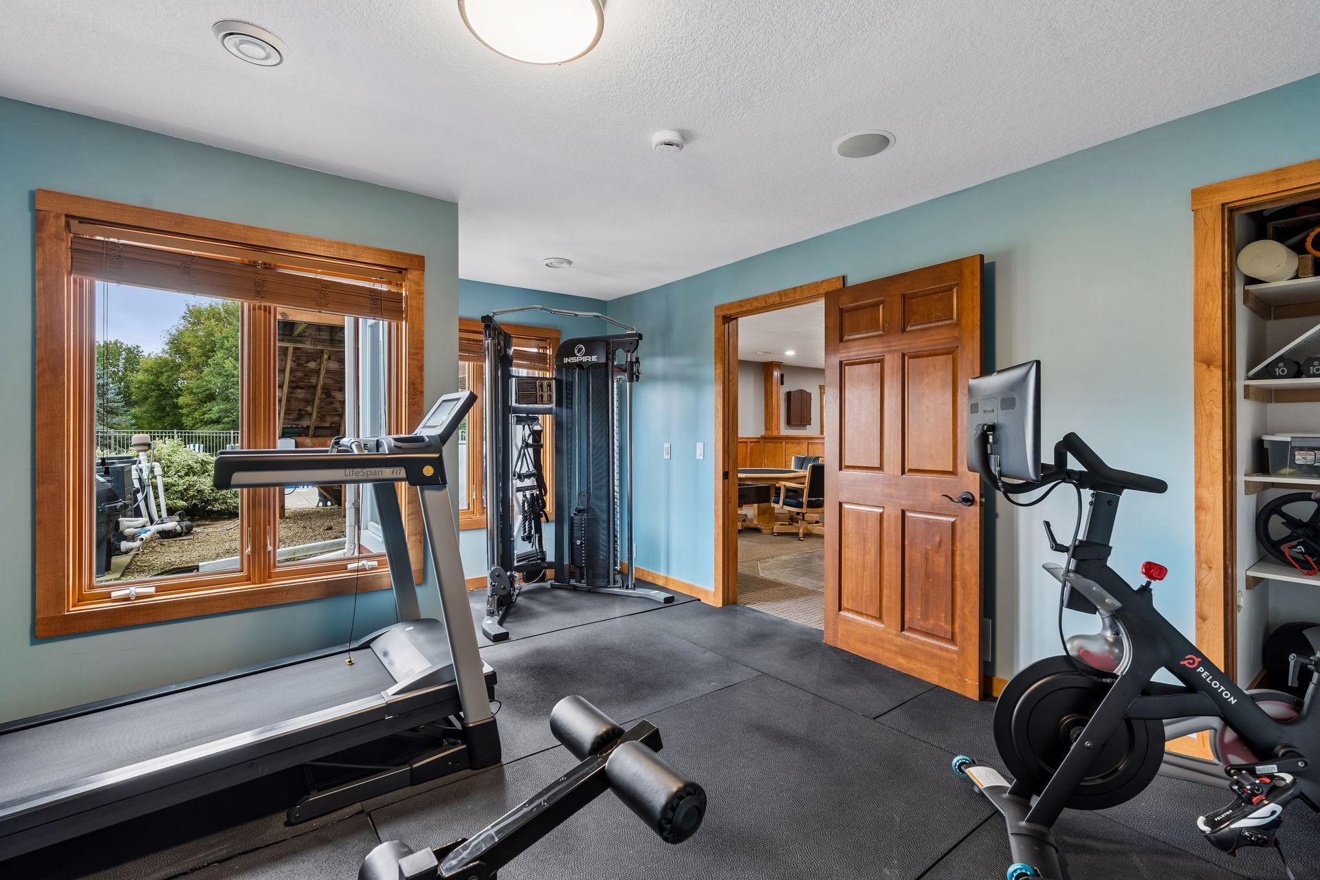 Lower Level Bedroom / Gym (With Closet)