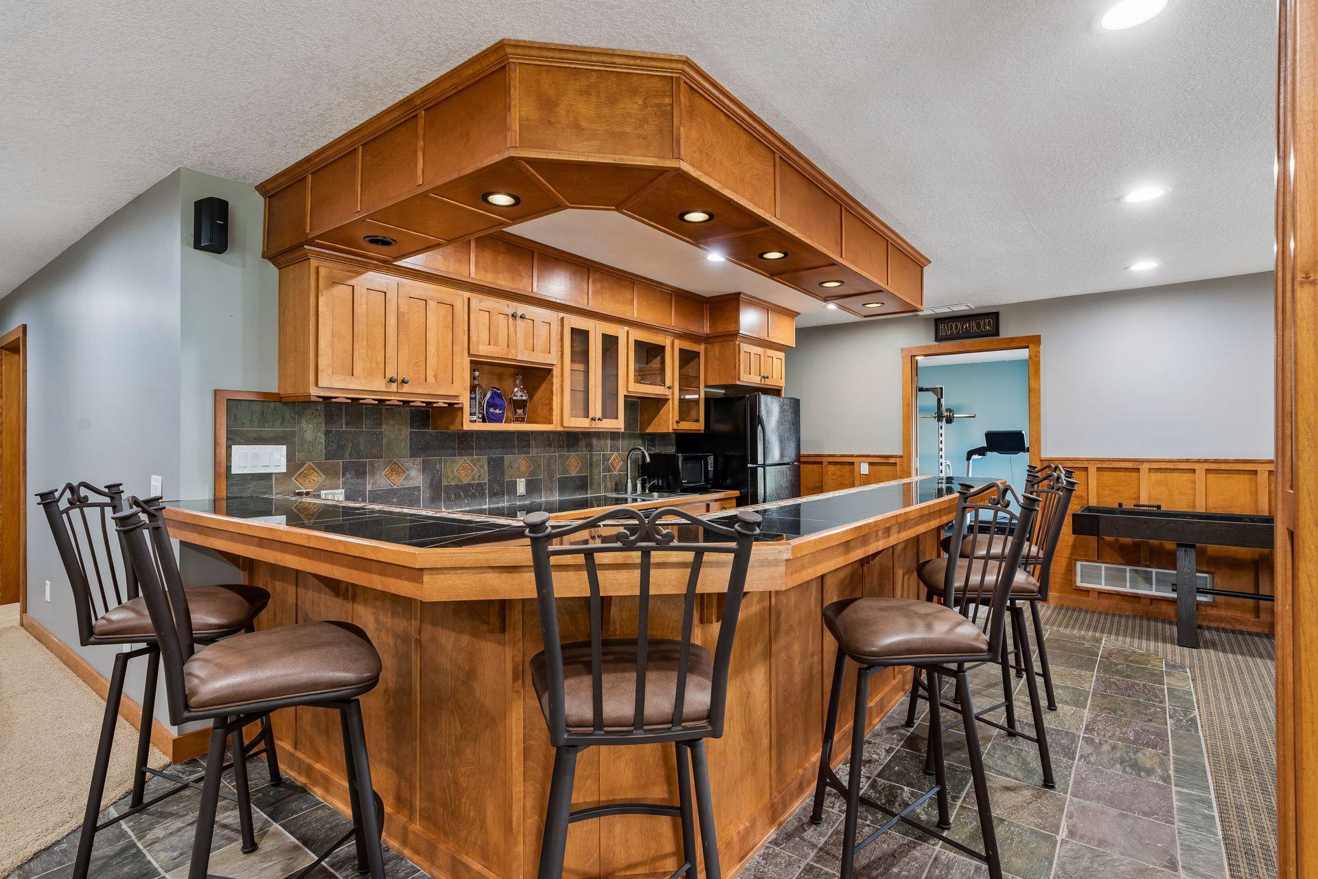 Lower Level Full Bar w/Sink, Fridge, Dishwasher