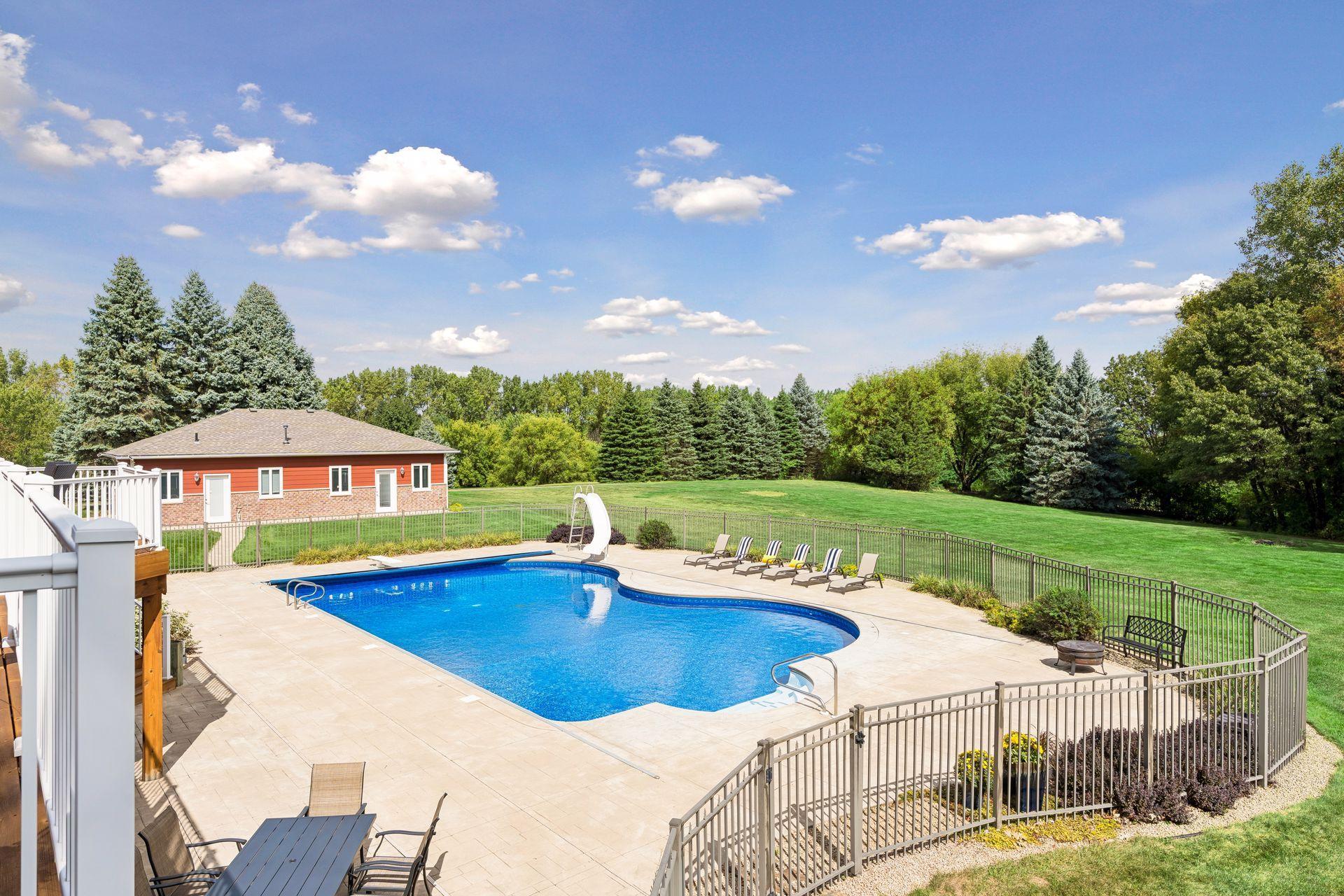 Back Yard, Pool & Poolhouse