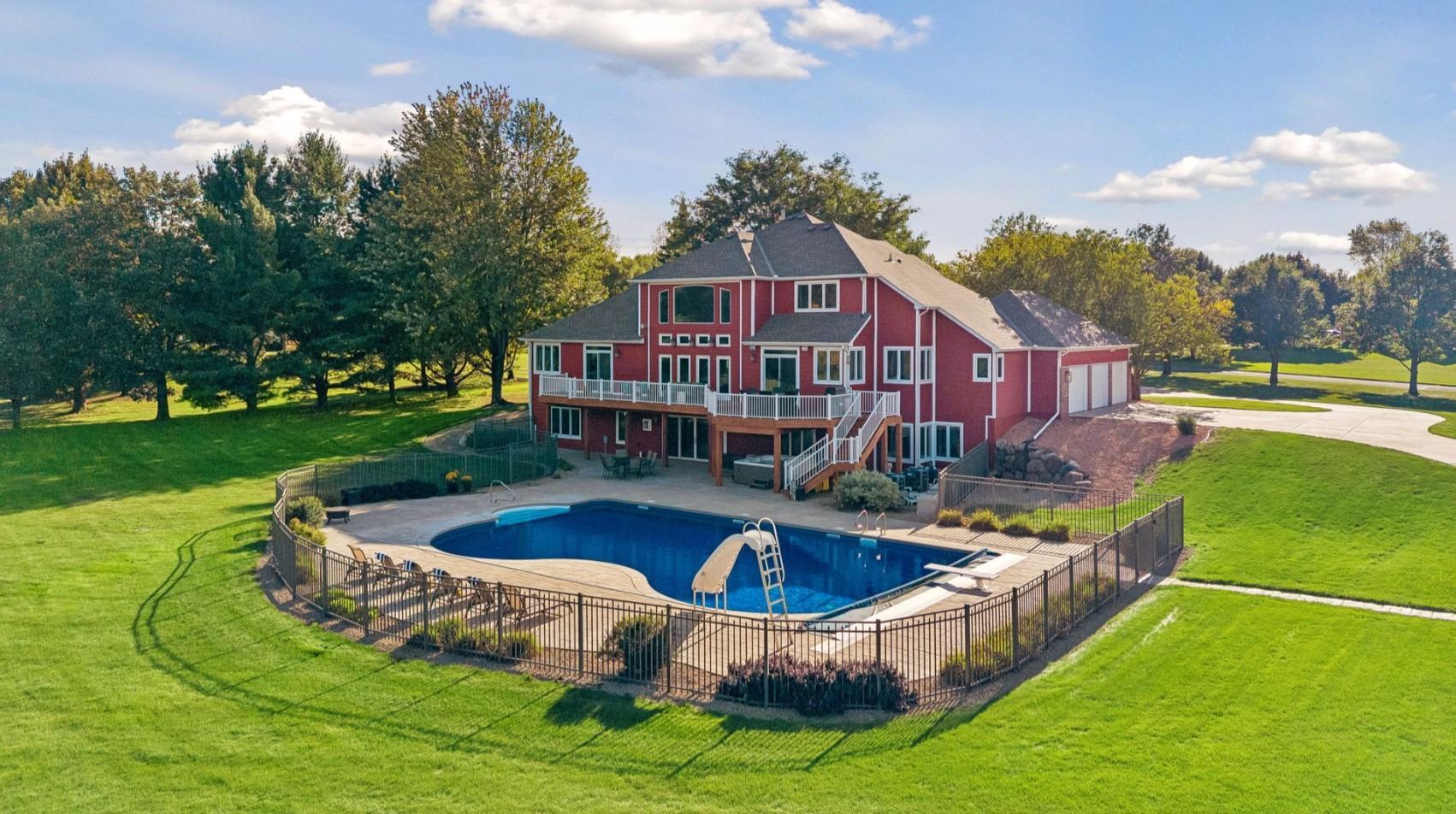 Back of House with Pool