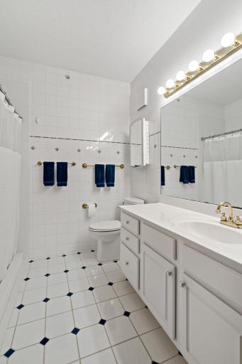 Primary Three-quarter Bath, Walk-in low-threshold Shower