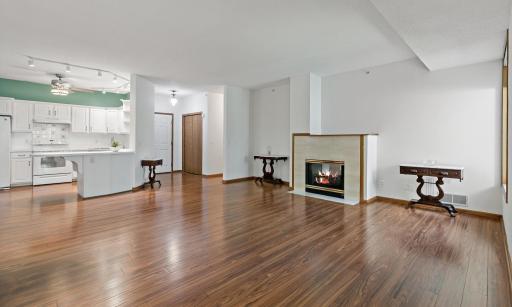 Open Floor Plan. Living, Diining and Kitchen