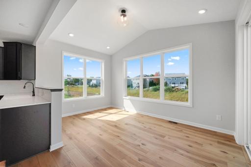For representational purposes only. The morning room offers more natural light