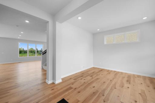 For representational purposes only. The flex room is great space for another sitting area or is ideal for a main floor office.