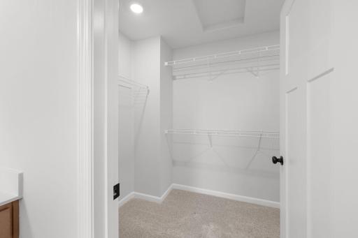 For representational purposes only. The owner's closet is sure to hold all your clothes.