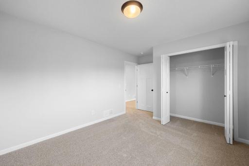 For representational purposes only. The lower level bedroom for additional bedroom space.
