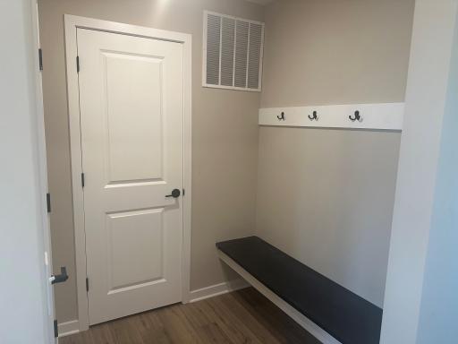 mudroom with boot bench as shown in 8852 63rd St. S.