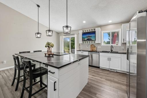 Upstairs - Newly Renovated Kitchen