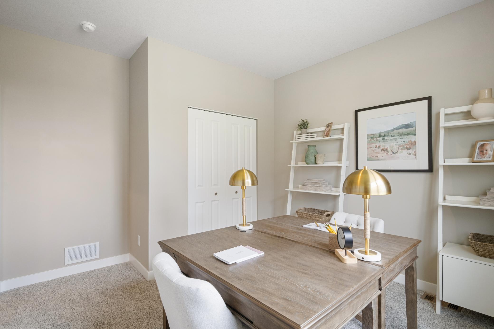 Main floor office or bedroom, another view.