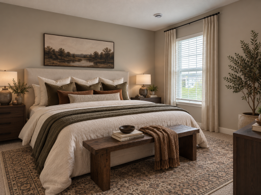 Enjoy your own private retreat in the generously sized primary bedroom with his and her closets. *Photo is of similar home. Virtually staged.