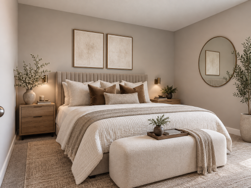 Upper level secondary bedroom #2. *Photo is of similar home. Virtually staged.