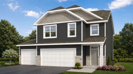Exterior rendering of the home. *Colors will vary.
