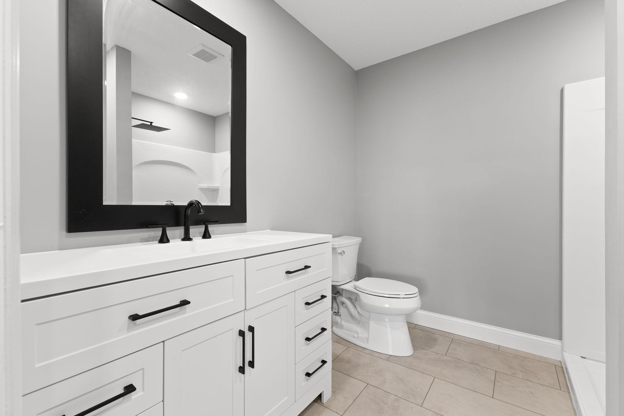 Newly finished 3/4 bathroom