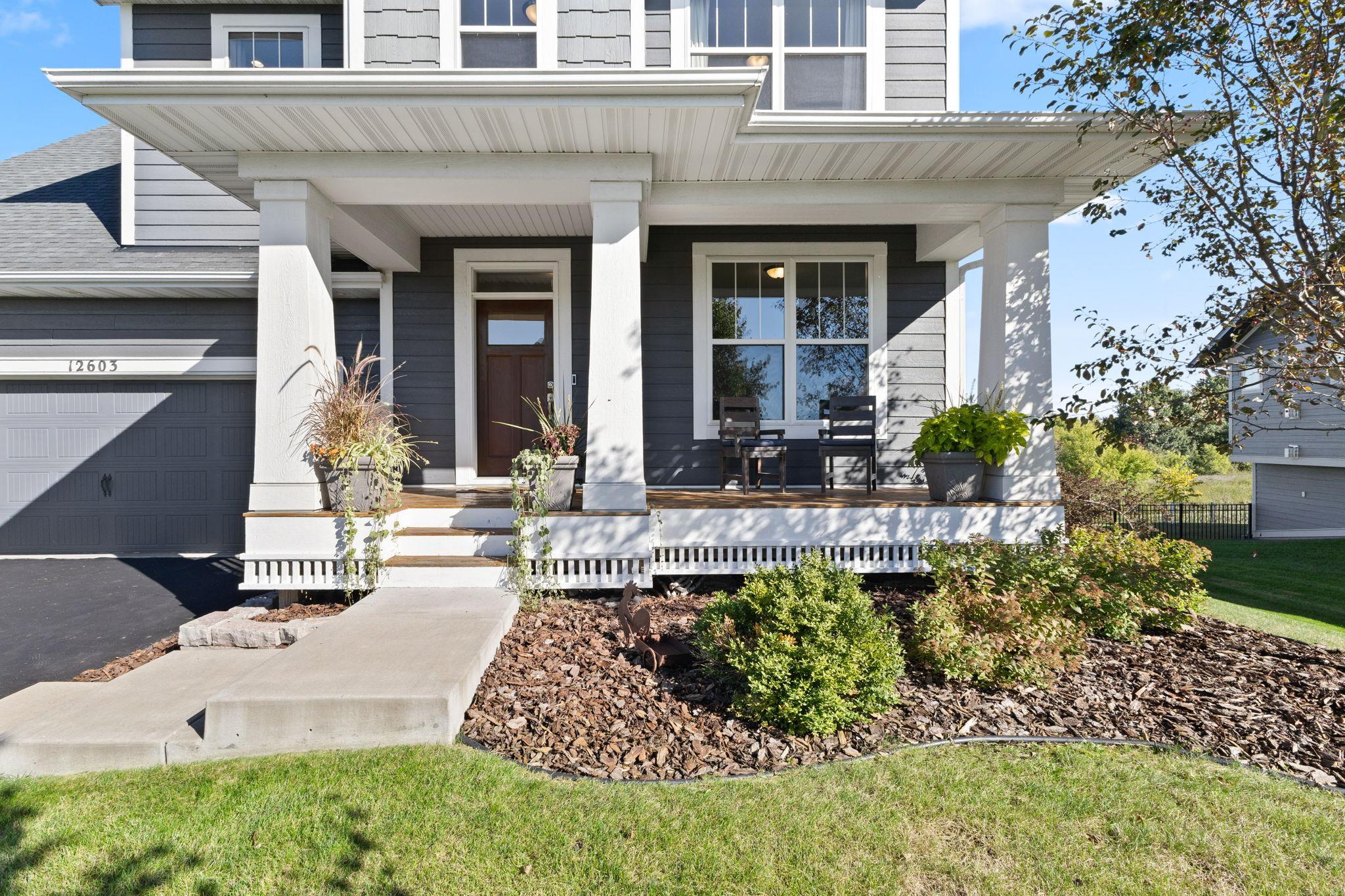 Charming front porch!