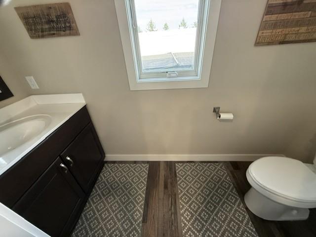 1/2 bath off the laundry area